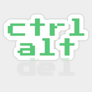 Ctrl alt del Sticker